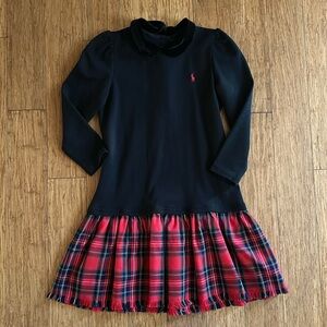Polo Ralph Lauren Christmas Plaid dress 8-10